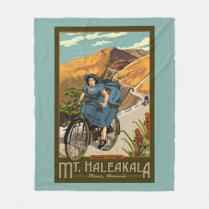 Couverture Polaire La bicyclette de Mt. Haleakala monte Hawaï