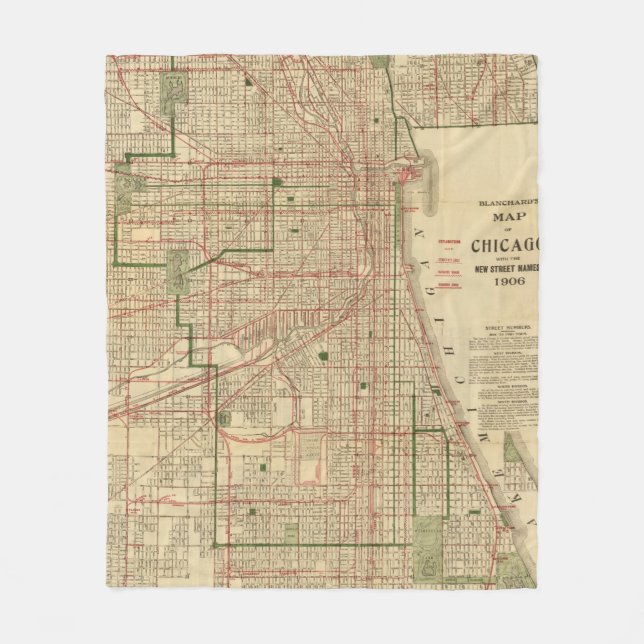 Couverture Polaire La carte de Blanchard de Chicago (Devant)