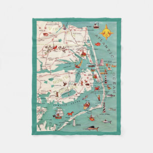 Couverture Polaire La carte des Outer Banks