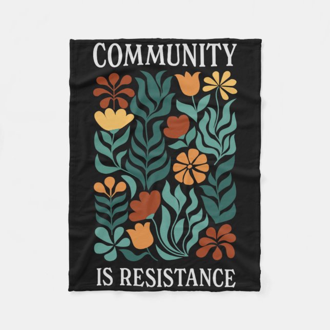 Couverture Polaire La communauté est résistance  (Devant)