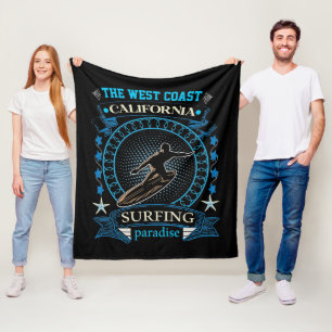 Couverture Polaire La côte ouest de la Californie Surf