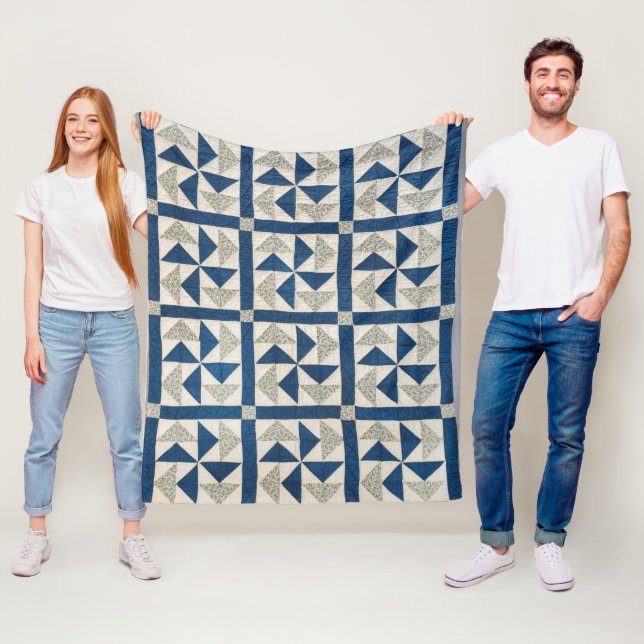Couverture Polaire La courtepointe du Puzzle de Dutchman (En situation)