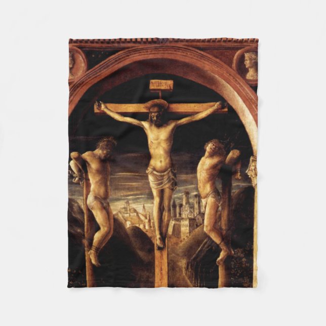 Couverture Polaire La Crucifixion de Jésus par Vincenzo Foppa - 1456 (Devant)