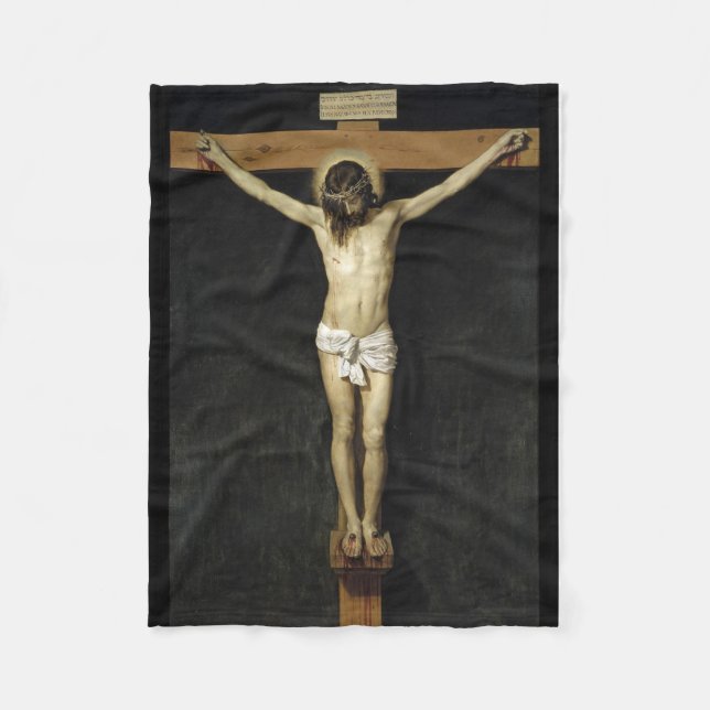 Couverture Polaire La crucifixion par Valezquez (Devant)