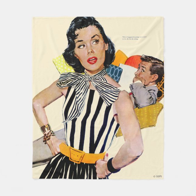 Couverture Polaire La Dame A Été Insultée 2 (Devant)