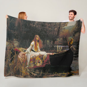 Couverture Polaire La Dame de Shalott 1888 John William Waterhouse