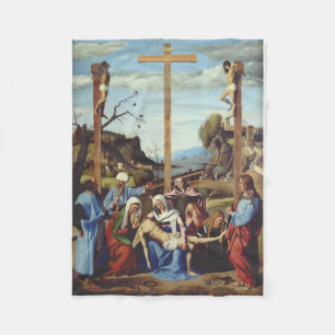 Couverture Polaire La Déposition de Jésus-Christ Icône Sacrée Art