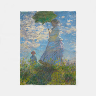 Couverture Polaire La femme de Monet avec parasol