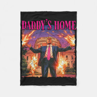 Couverture Polaire La fête de Noël à la Maison Blanche de Daddy's Hom