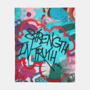 Couverture Polaire La force dans la vérité graffiti