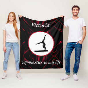 Couverture Polaire La gymnastique est ma vie Poutre d'équilibre de gy