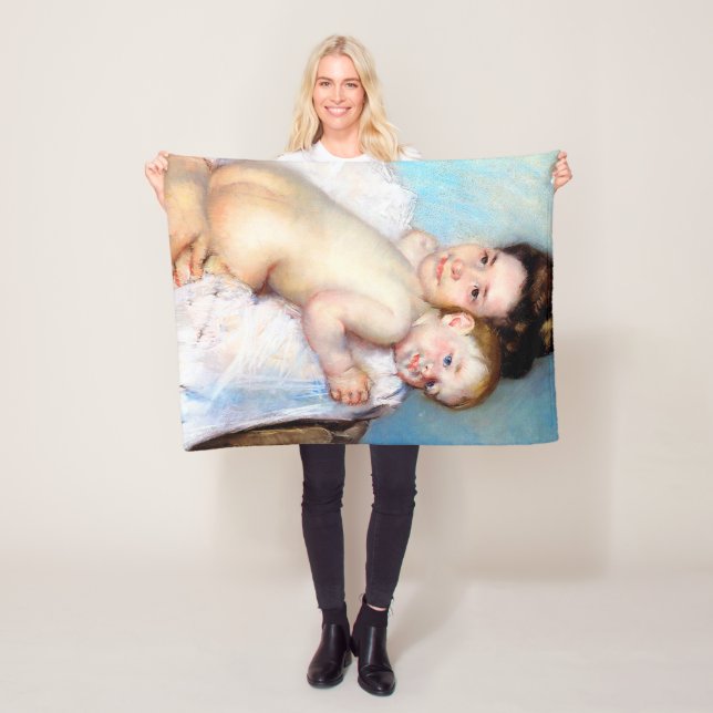 Couverture Polaire La jeune mère, Cassatt (En situation)