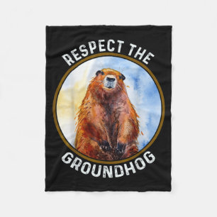 Couverture Polaire La journée de la marmotte Respectez la marmotte