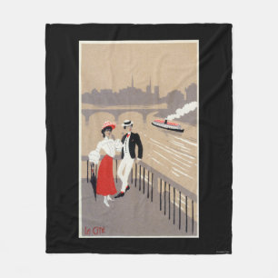 Couverture Polaire La La citent la scène d'art déco
