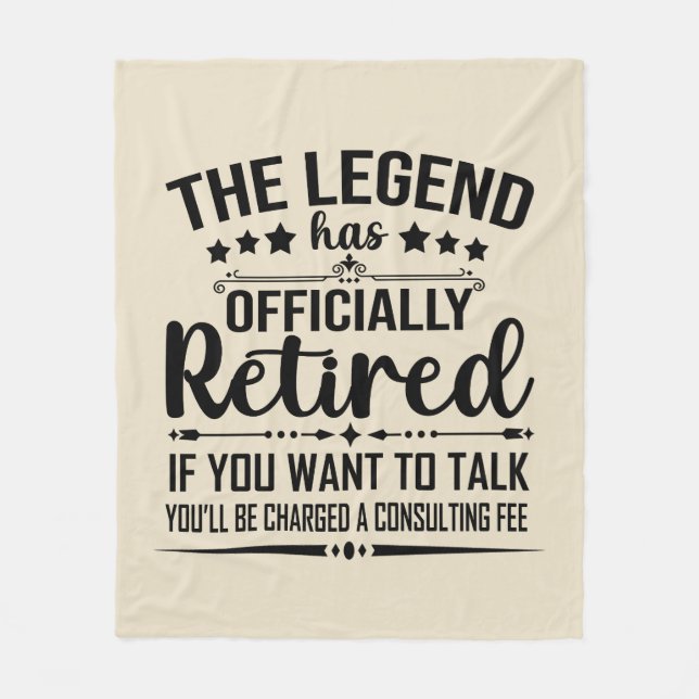 Couverture Polaire La légende a officiellement retiré la retraite fuu (Devant)