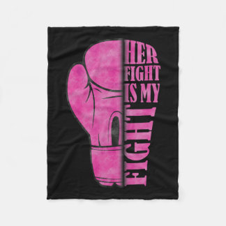 Couverture Polaire La lutte est ma lutte contre le cancer du sein de 