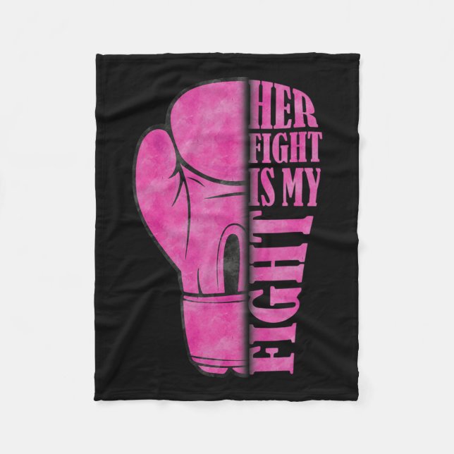 Couverture Polaire La lutte est ma lutte contre le cancer du sein de  (Devant)