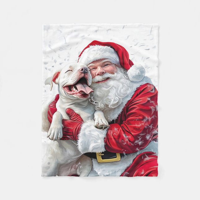 Couverture Polaire La magie de Noël est une traînée de chien et Père  (Devant)