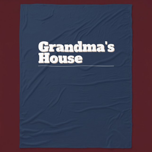 Couverture Polaire La maison de grand-mère (Créateur téléchargé)