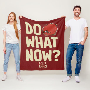 Couverture Polaire La Meatwad, Force De La Faim De L'Ado Aqua "Faites