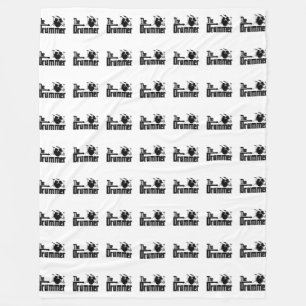 Couverture Polaire La Musique Drummer Drums