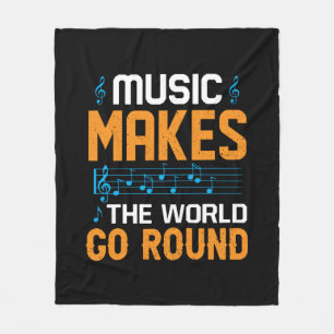 Couverture Polaire La Musique Fait Le Tour Du Monde