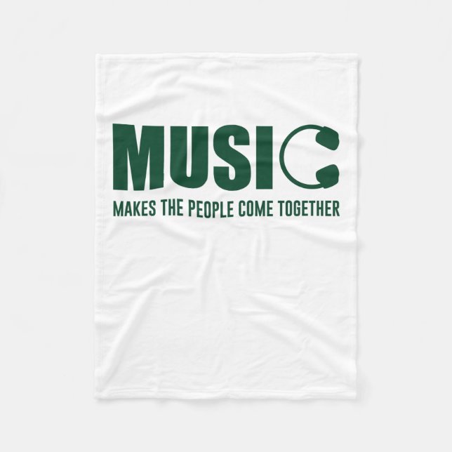 Couverture Polaire La Musique Rassemble Les Gens (Devant)