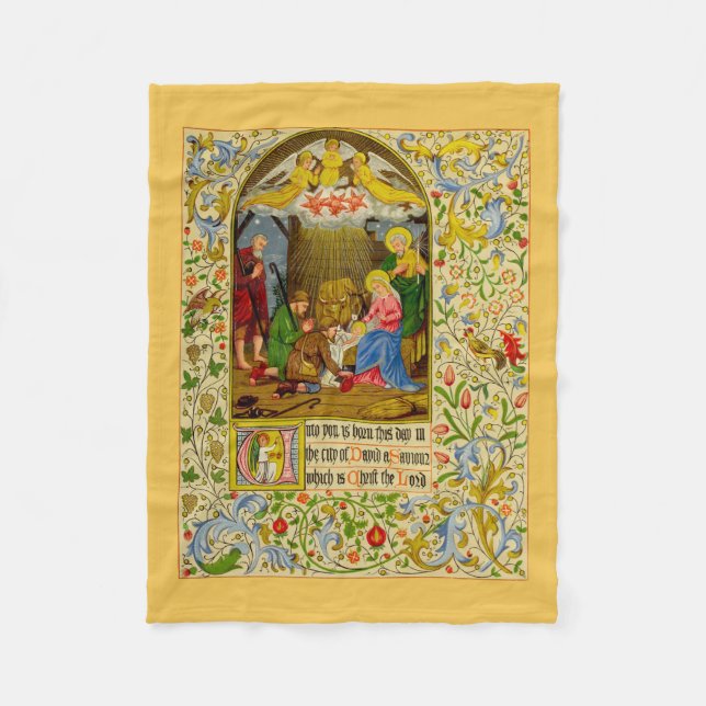 Couverture Polaire La nativité | à vous est née ce jour (Devant)