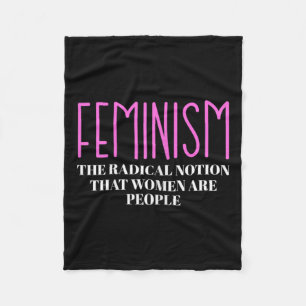 Couverture Polaire La Notion Radical Que Les Femmes Sont Des Gens