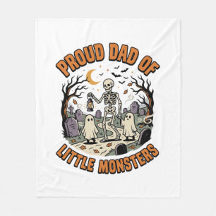 Couverture Polaire La nuit des petits monstres d'Halloween papa