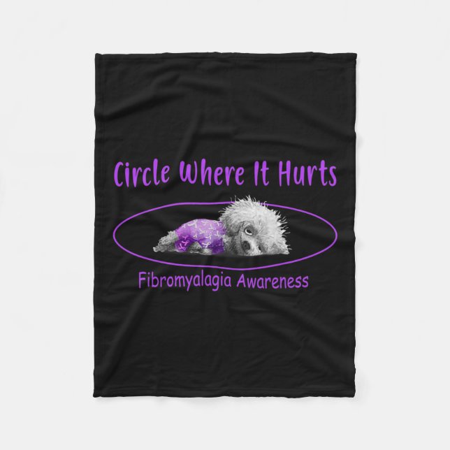 Couverture Polaire Là où cela nuit à la sensibilisation à la fibromya (Devant)