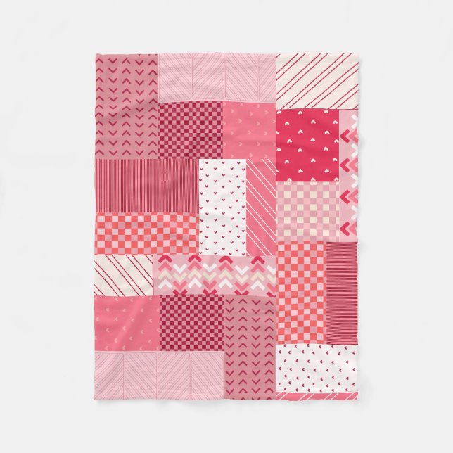 Couverture Polaire La Patchwork de Valentine (Devant)