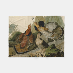 Couverture Polaire La peinture d'Audubon d'un trio de grouse de