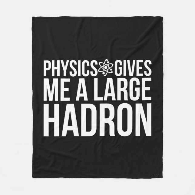 Couverture Polaire La physique me donne un grand Hadron (Devant)