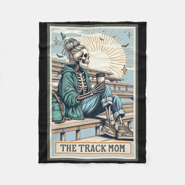 Couverture Polaire La Piste Maman Skeleton Tarot Card Runner M (Devant)