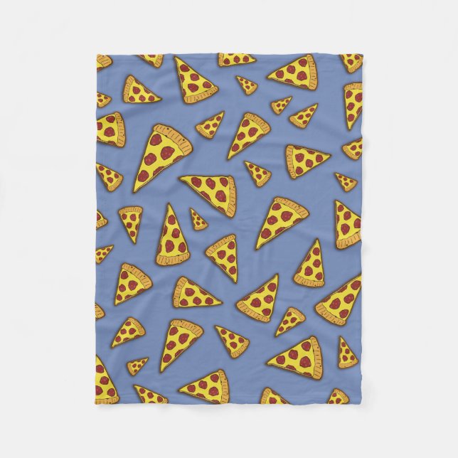 Couverture Polaire La pizza, c'est la vie ! (Devant)