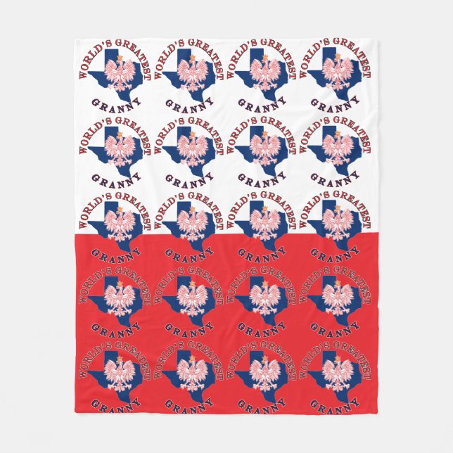 Couverture Polaire La plus grande mamie du monde (Devant)