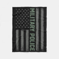 La Police Militaire Serre Le Drapeau Américain _ F