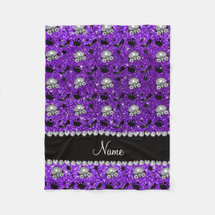 Couverture Polaire La princesse parties scintillant violette d'Indigo