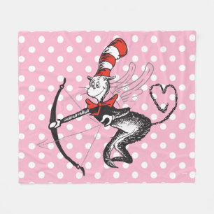 Couverture Polaire La Saint-Valentin de Dr. Seuss   Cupidon le Chat c