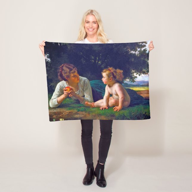 Couverture Polaire La Tentation, Bouguereau (En situation)