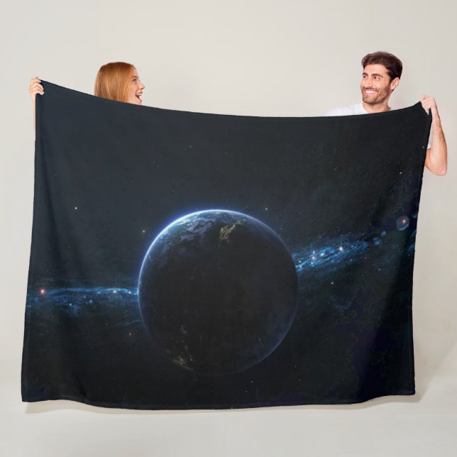 COUVERTURE POLAIRE LA TERRE DANS L'ESPACE (En situation)