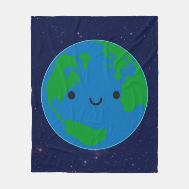 Couverture Polaire La terre heureuse de planète (Devant)