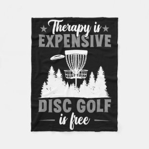Couverture Polaire La thérapie est chère Disc Golf Joueur de disc gol