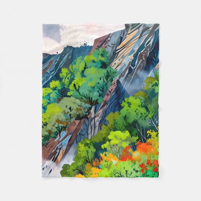 Couverture Polaire La toile de la nature (Devant)