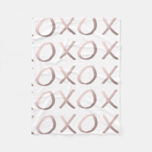 Couverture Polaire la typographie rose d'or de faux étreint et