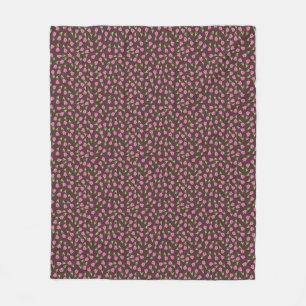 Couverture Polaire La vie est meilleure avec les tulipes - Motif