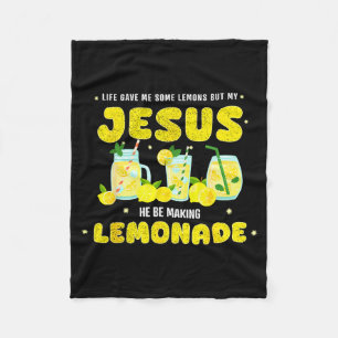 Couverture Polaire La vie m'a donné des citrons mais mon Jésus il fai