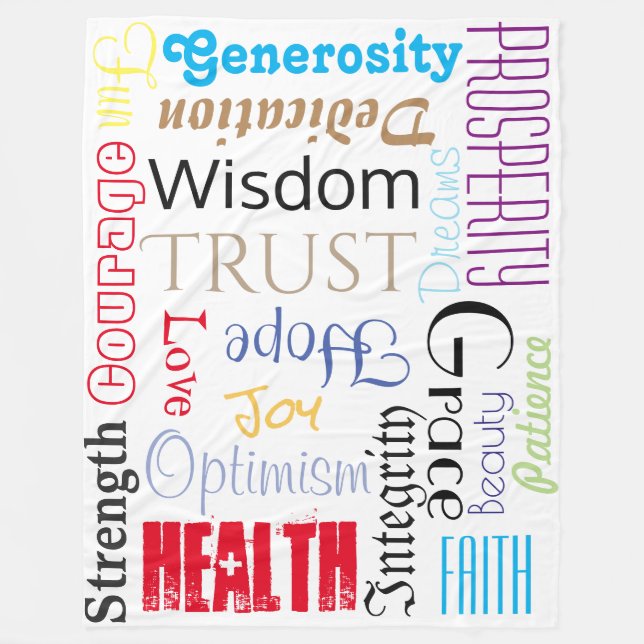 Couverture Polaire La vie merveilleuse souhaite à bébé l'ouatine (Devant)