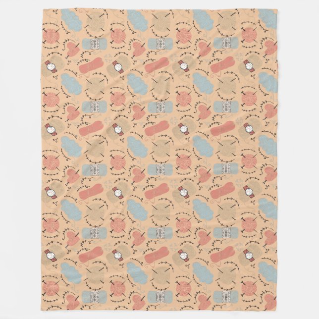 Couverture Polaire La Vie Tricotée (Devant)